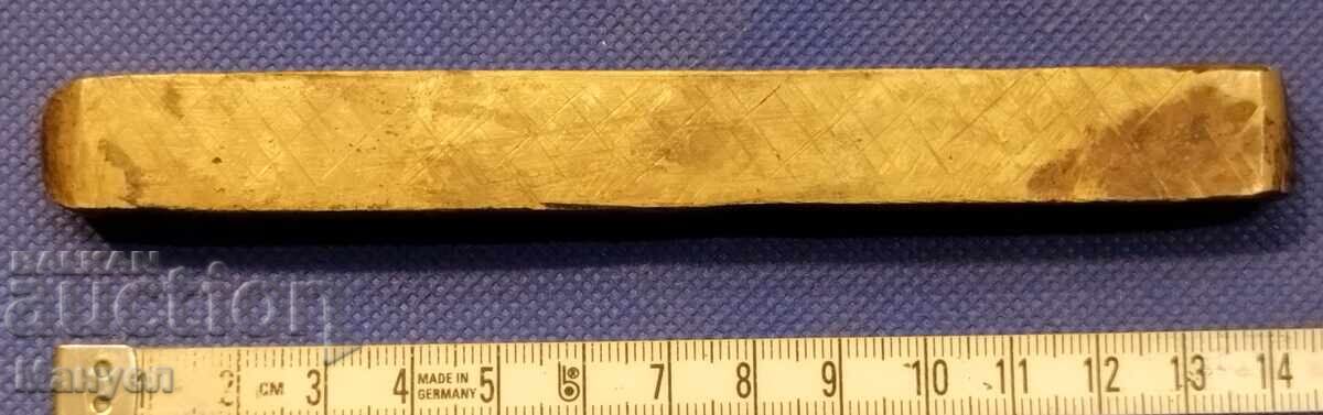 Auction  Old bronze printing plate, bookbinding, Kingdom of Bulgaria