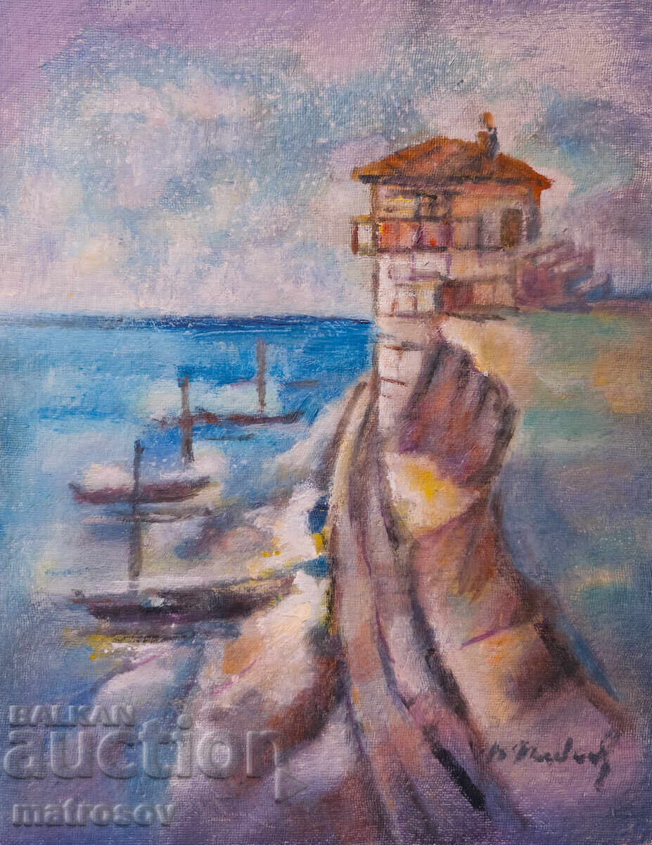 Ελαιογραφία, θαλασσογραφία με τιμή 200.00 BGN | € 102.26