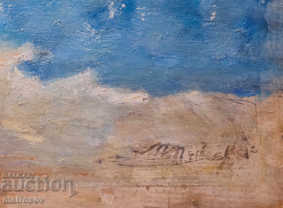 Ελαιογραφία, θαλασσινή ακτή - 5 Ελαιογραφία, θαλασσινή ακτή - 5