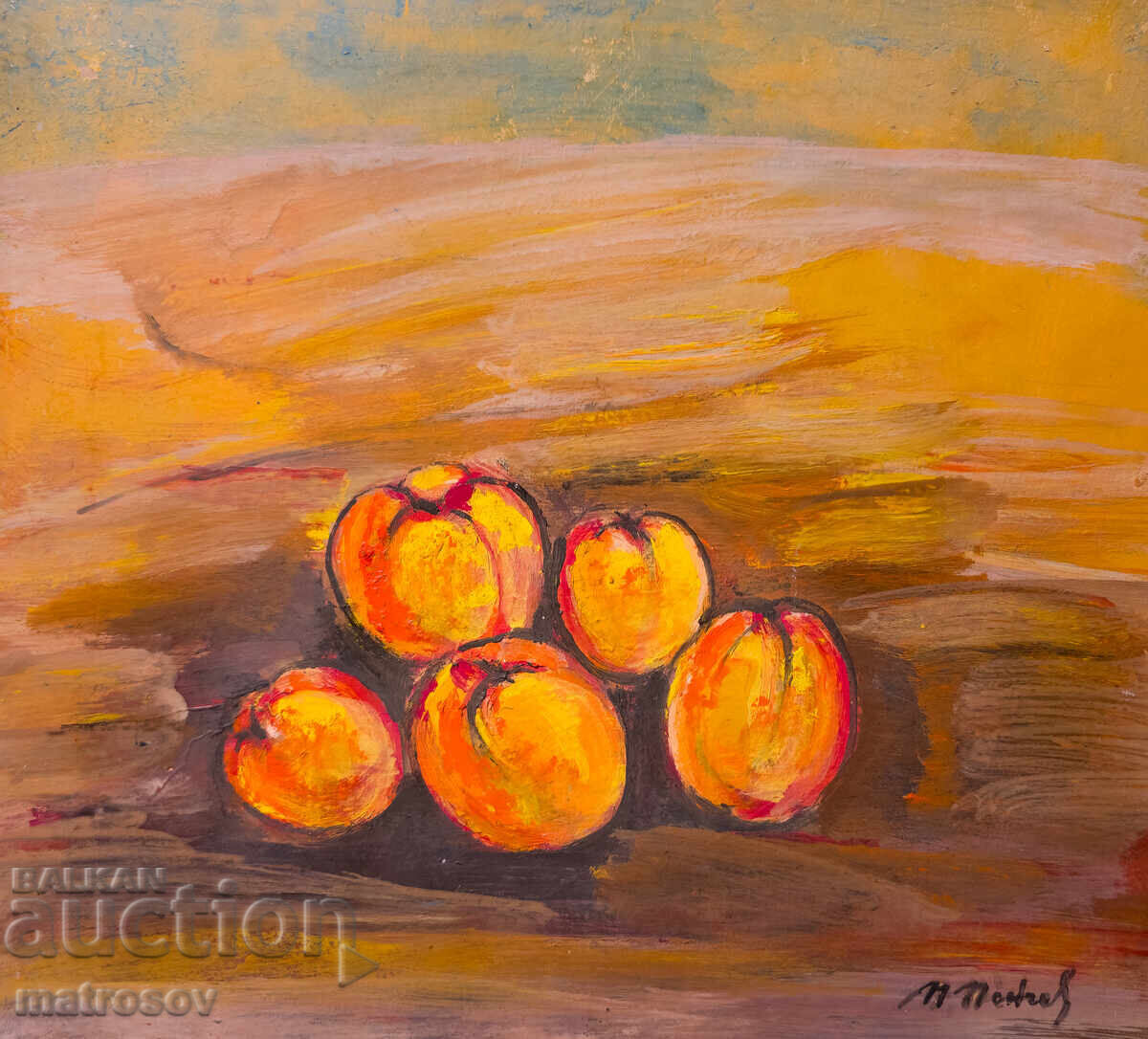 Маслена картина, натюрморт с плодове с цена 200.00 лв. | € 102.26