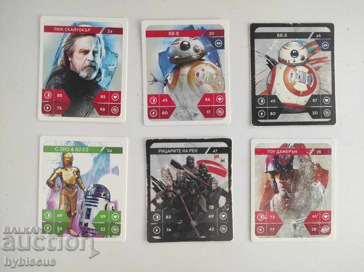29 Star Wars album stickers from Kaufland 2019 with price € 7.00 | 13.69 BGN 29 Star Wars album stickers from Kaufland 2019 with price € 7.00 | 13.69 BGN