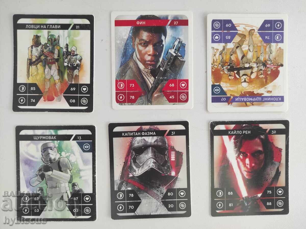 Auction 29 Star Wars album stickers from Kaufland 2019 Auction 29 Star Wars album stickers from Kaufland 2019