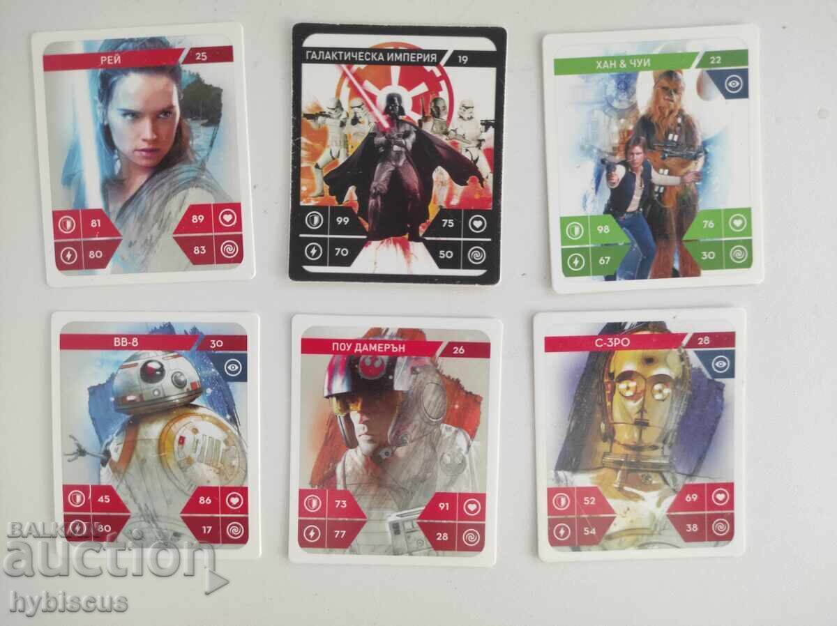 Delivery of 29 Star Wars album stickers from Kaufland 2019