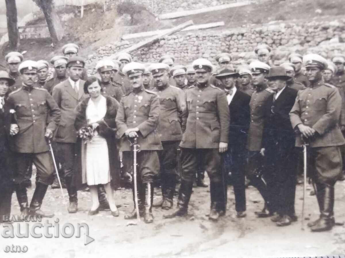 Βασιλική φωτογραφία - στρατιώτης, στολή, αξιωματικός, σπαθί, στρατώνας