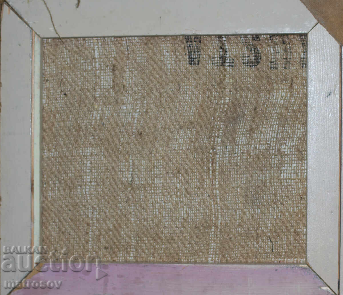 Tablou în ulei, peisaj cu casă - 7