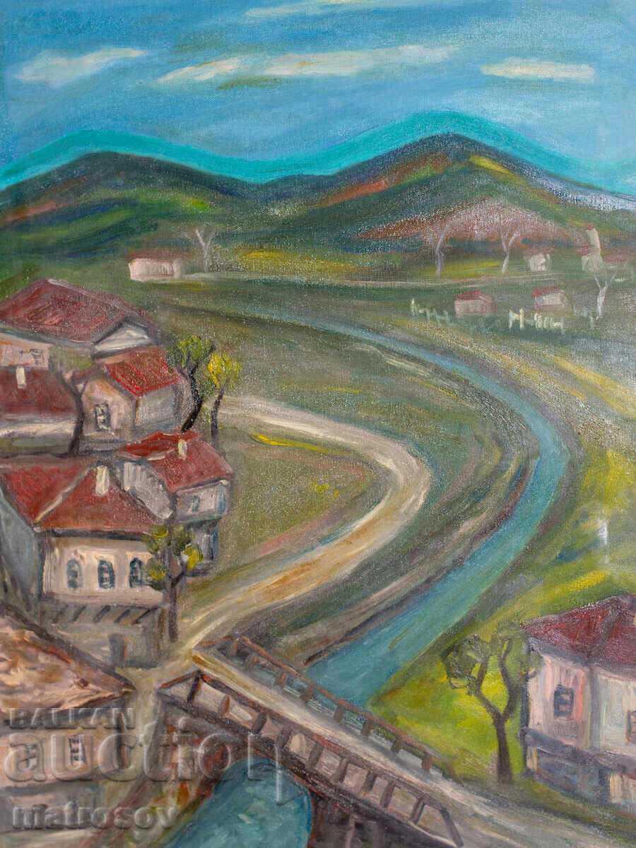 Ελαιογραφία, τοπίο με τιμή 200.00 BGN | € 102.26 Ελαιογραφία, τοπίο με τιμή 200.00 BGN | € 102.26