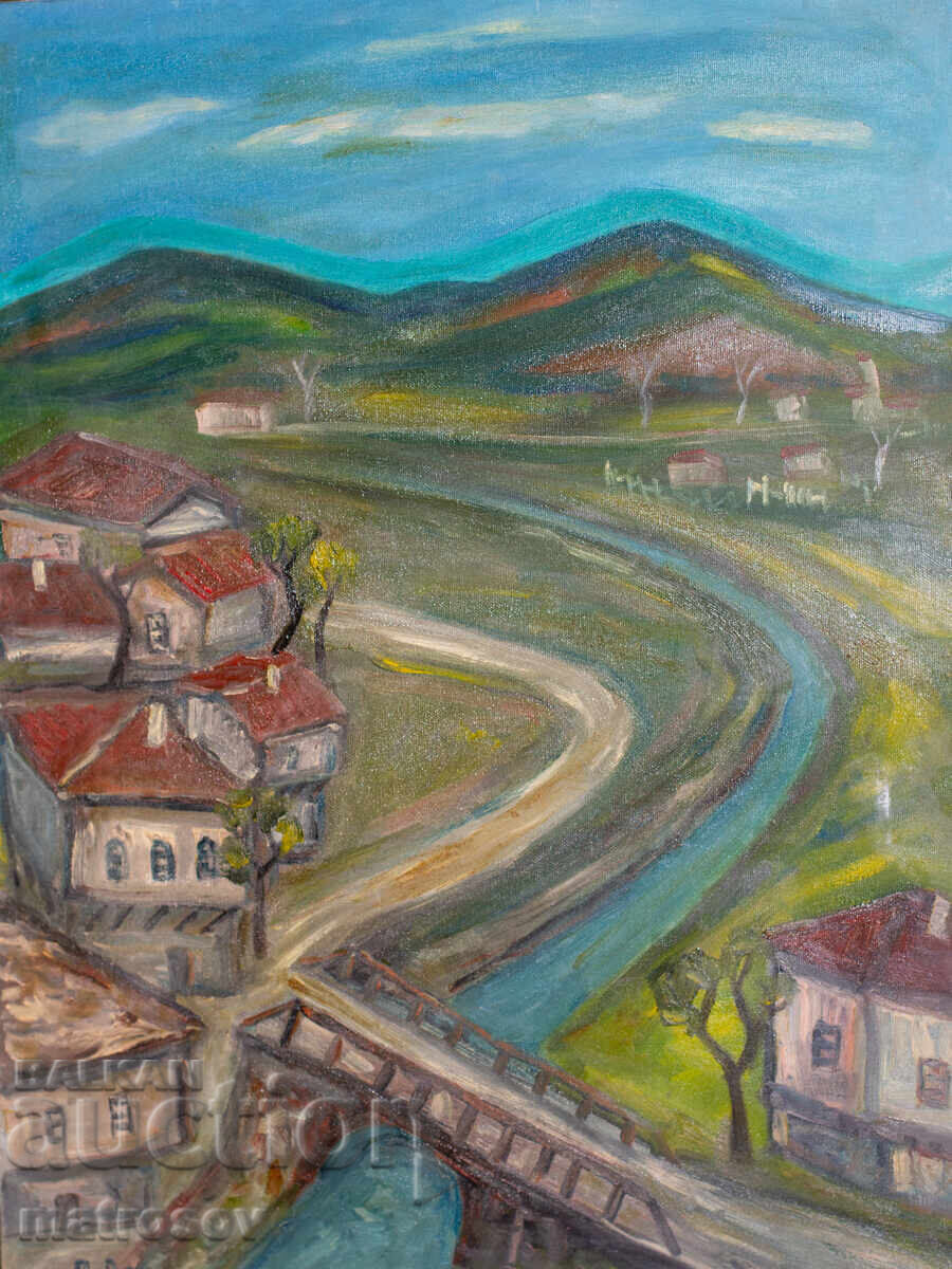 Δημοπρασία Ελαιογραφία, τοπίο Δημοπρασία Ελαιογραφία, τοπίο