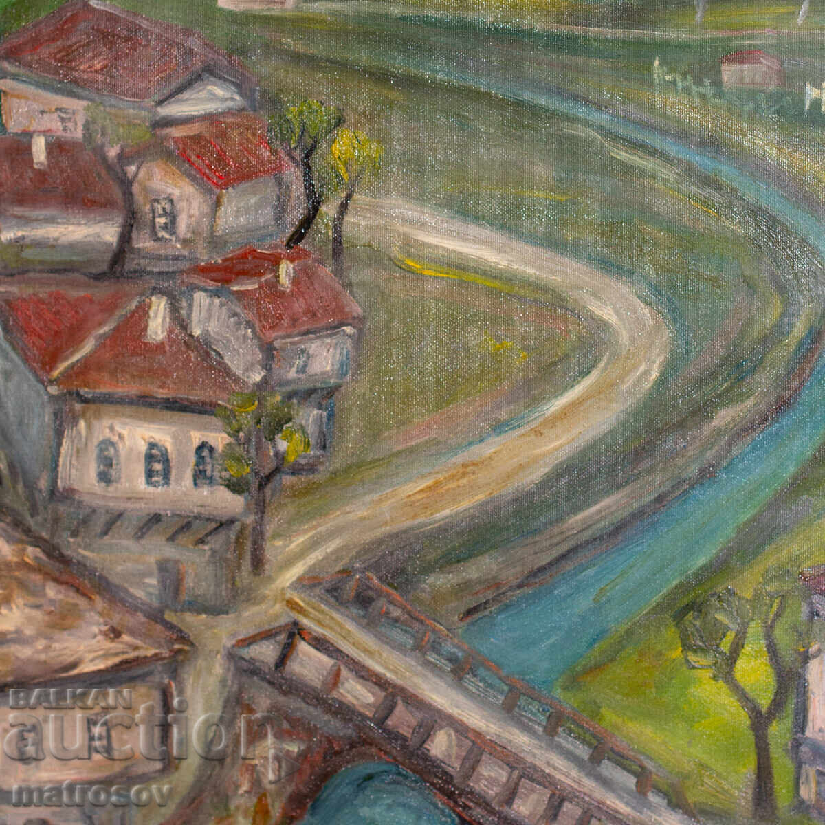 Παράδοση Ελαιογραφία, τοπίο Παράδοση Ελαιογραφία, τοπίο