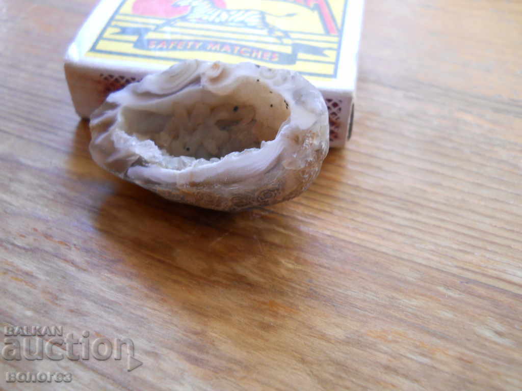 Agate - small geode (polished) with price 5.00 BGN | € 2.56
