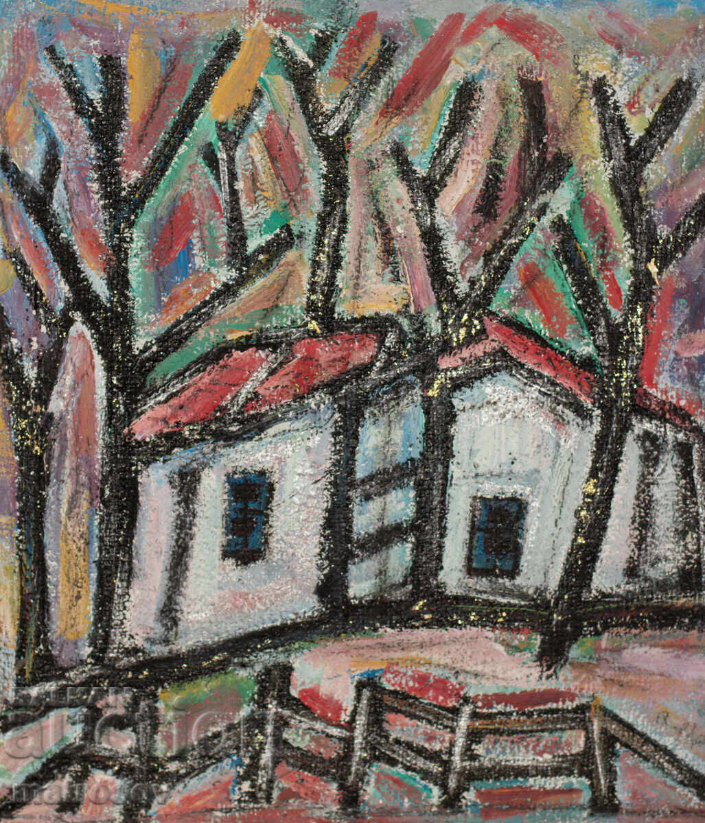 Peisaj, pictură în ulei cu preț 200.00 BGN | € 102.26