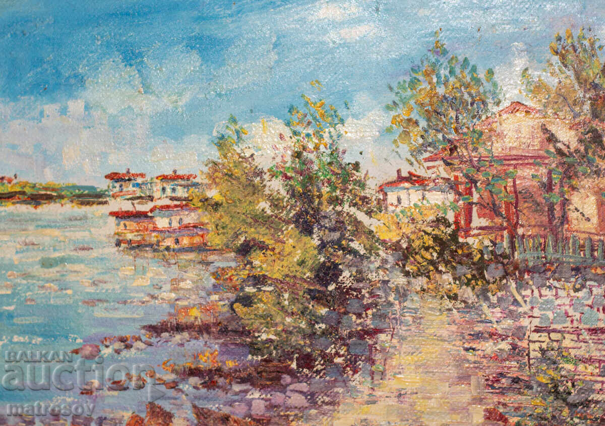 Παράδοση Μπόρις Τσάνοφ, ελαιογραφία, τοπίο "Εντύπωση"