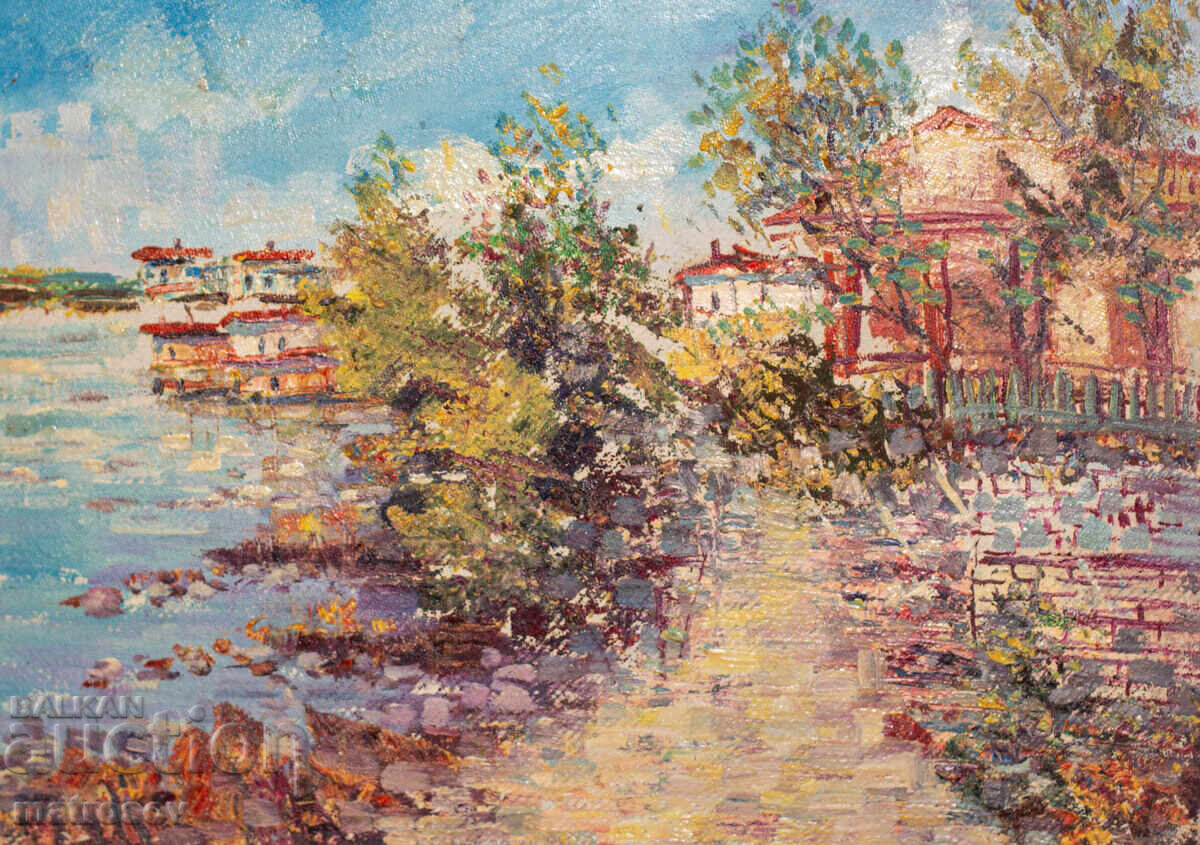 Μπόρις Τσάνοφ, ελαιογραφία, τοπίο "Εντύπωση" - 5