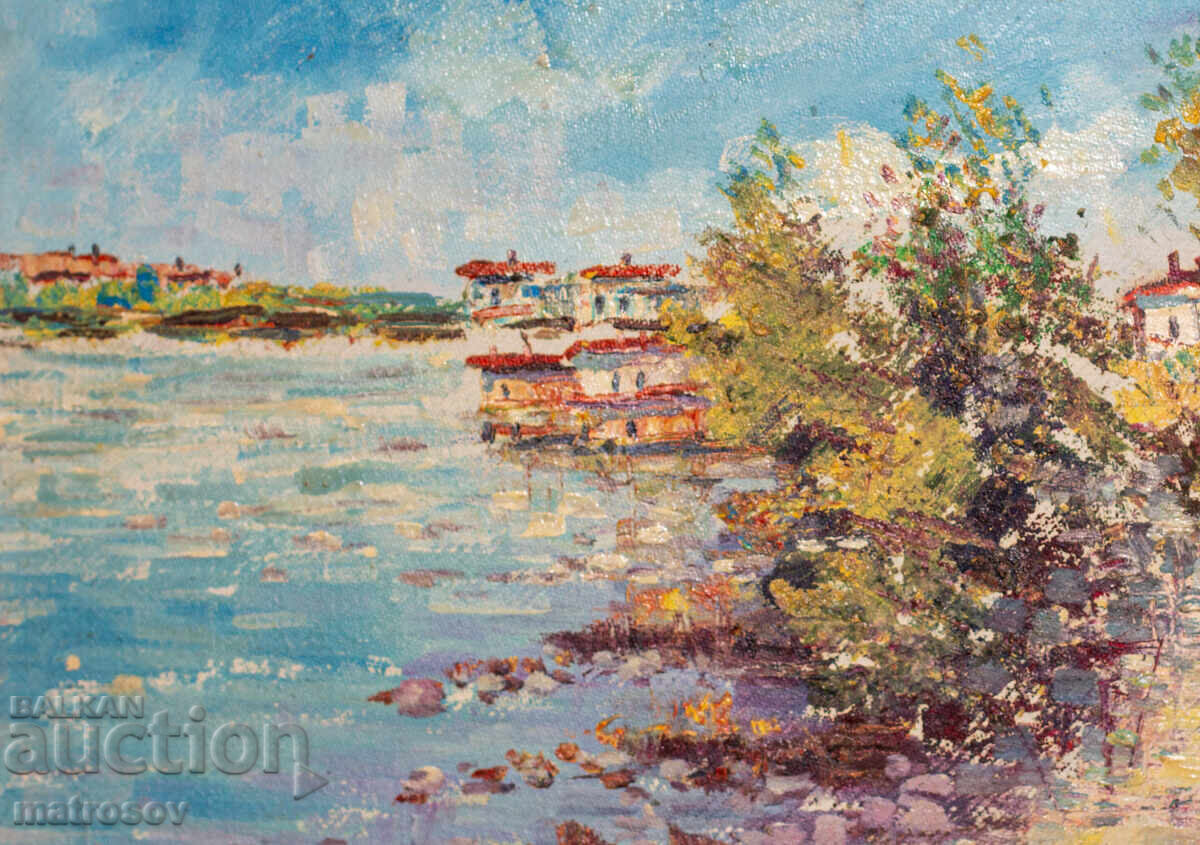 Μπόρις Τσάνοφ, ελαιογραφία, τοπίο "Εντύπωση" - 6