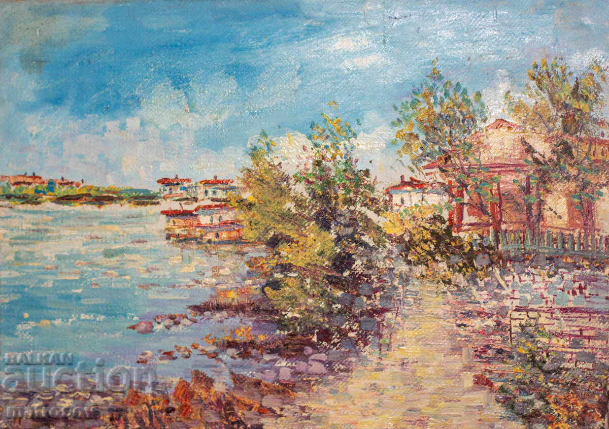 Μπόρις Τσάνοφ, ελαιογραφία, τοπίο "Εντύπωση"