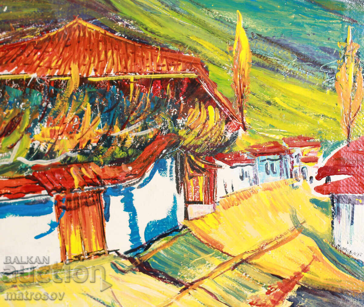 Boris Tsanov, oil painting, landscape - 5