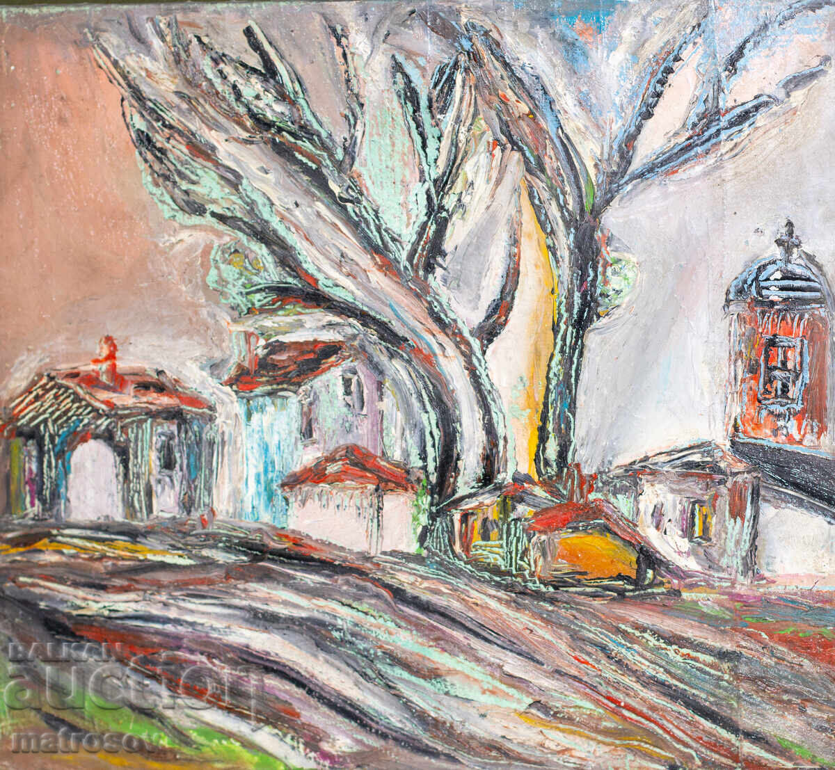 Valentin Radenovski, pictură în ulei, peisaj 2004 cu preț € 178.95 | 350.00 BGN Valentin Radenovski, pictură în ulei, peisaj 2004 cu preț € 178.95 | 350.00 BGN