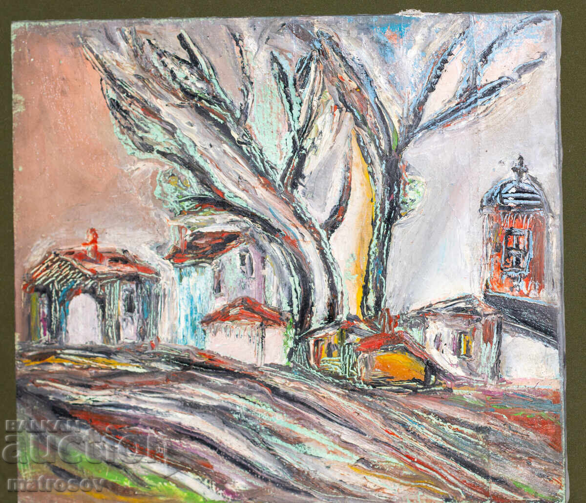 Auction  Valentin Radenovski, oil painting, landscape 2004