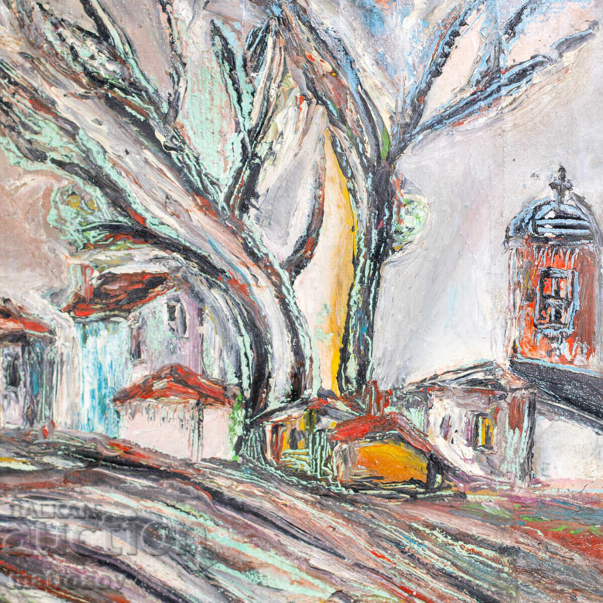 Valentin Radenovski, pictură în ulei, peisaj 2004 - 5 Valentin Radenovski, pictură în ulei, peisaj 2004 - 5