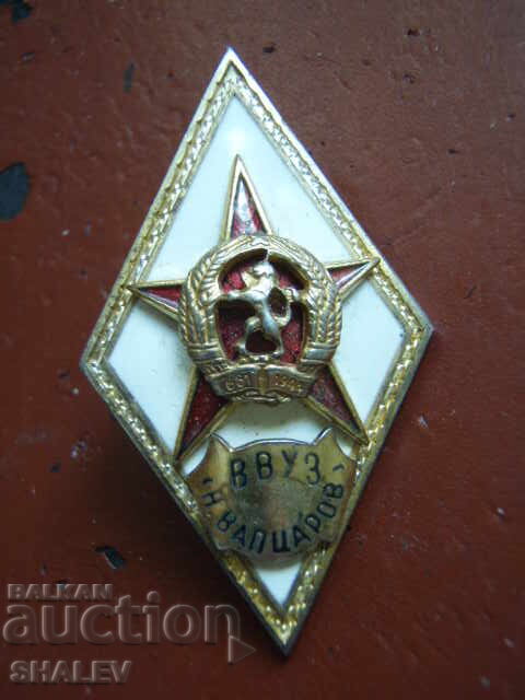 Naval Academy "N. Vaptsarov" Breast Badge - Rhombus, Excellent, Rare!!! with price 149.89 BGN | € 76.64 Naval Academy "N. Vaptsarov" Breast Badge - Rhombus, Excellent, Rare!!! with price 149.89 BGN | € 76.64
