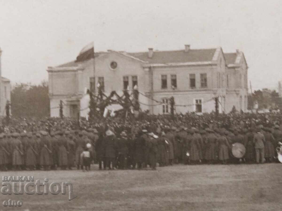 Аукцион 1923 Г.ЦАРСКА СНИМКА-ВОЙНИК,ВОЕННИ УЧИЛИЩЕ ,КАЗАРМА