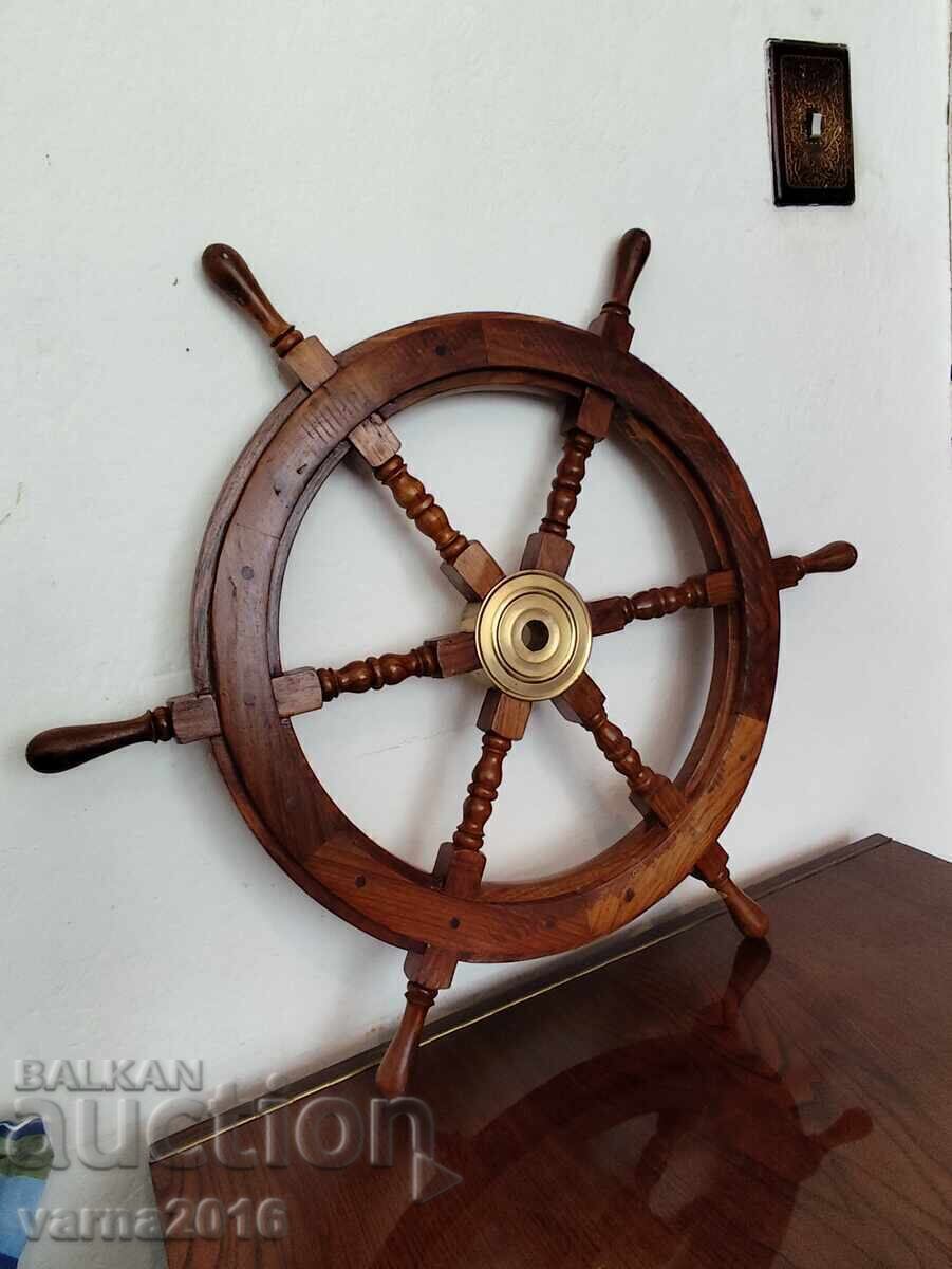 Steering Wheel - Authentic Maritime Artifact ⚓ with price 350.00 BGN | € 178.95 Steering Wheel - Authentic Maritime Artifact ⚓ with price 350.00 BGN | € 178.95
