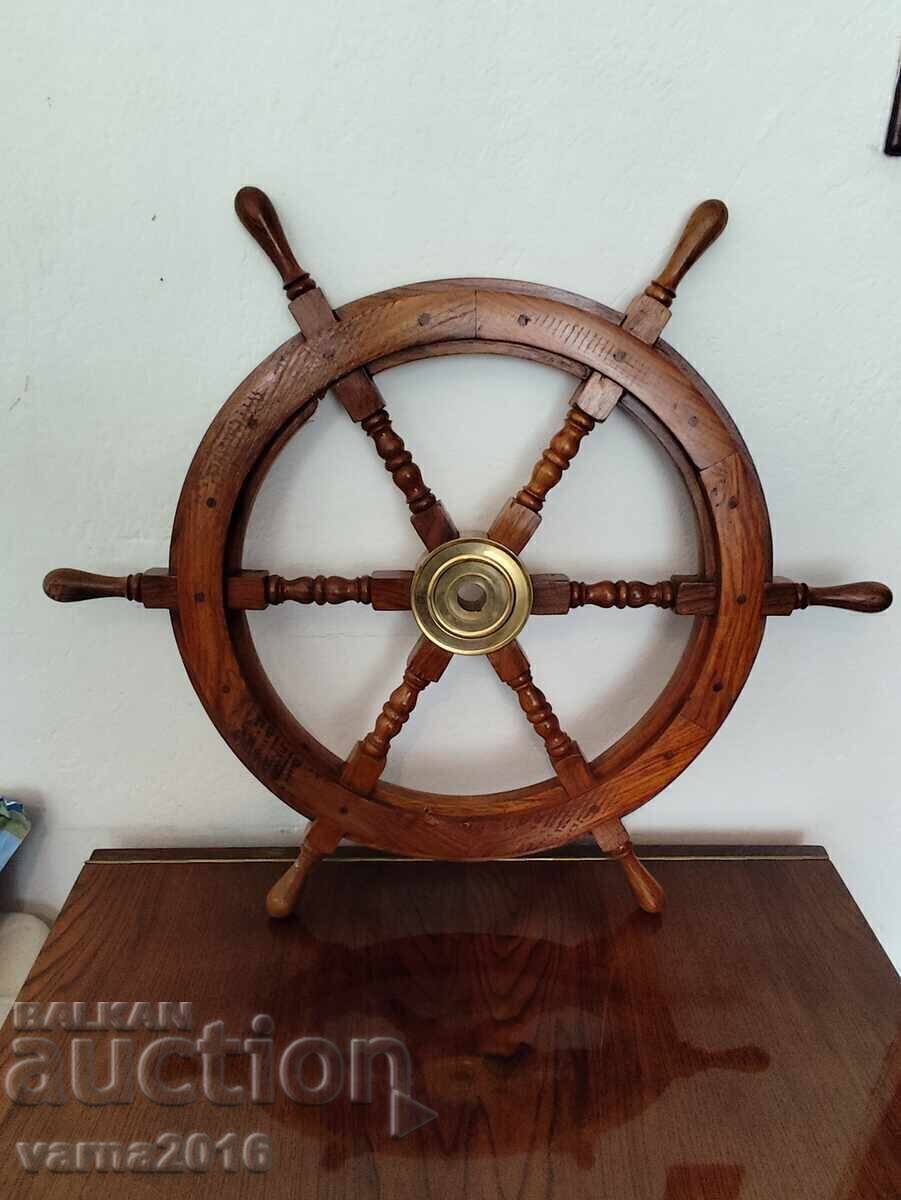 Steering Wheel - Authentic Maritime Artifact ⚓ - 5 Steering Wheel - Authentic Maritime Artifact ⚓ - 5