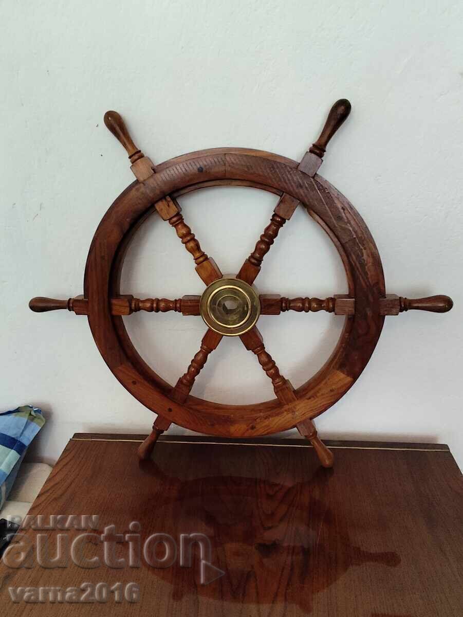 Steering Wheel - Authentic Maritime Artifact ⚓ - 6 Steering Wheel - Authentic Maritime Artifact ⚓ - 6