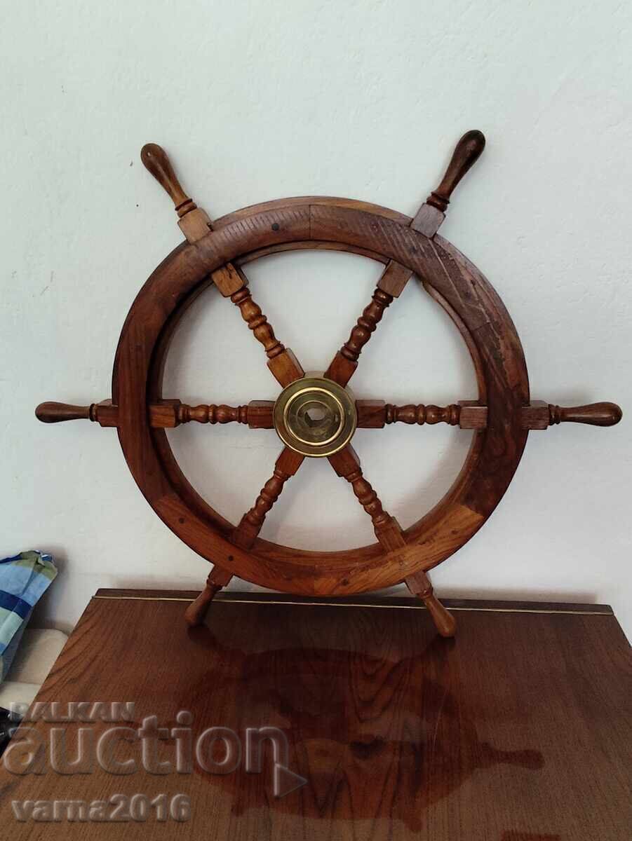 Steering Wheel - Authentic Maritime Artifact ⚓ - 7 Steering Wheel - Authentic Maritime Artifact ⚓ - 7