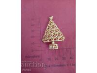 Υπέροχη καρφίτσα με επιχρύσωση