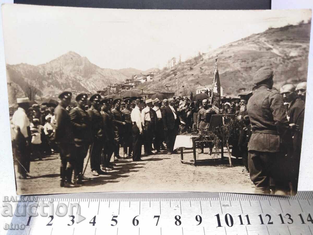 ЦАРСКА СНИМКА-ВОЙНИК,КАЗАРМА,ПРИЕМАНЕ НА Строя,поп