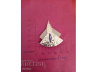 Antique brooch, clip-on earrings