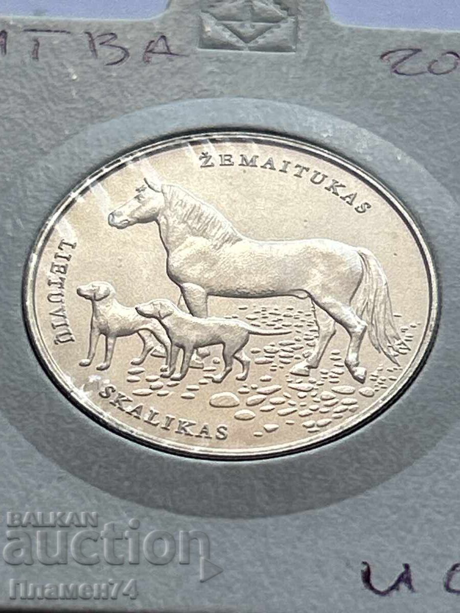 1 1/2 euro 2017 Câine de vânătoare lituanian și cal samogitian cu preț 26.00 BGN | € 13.29