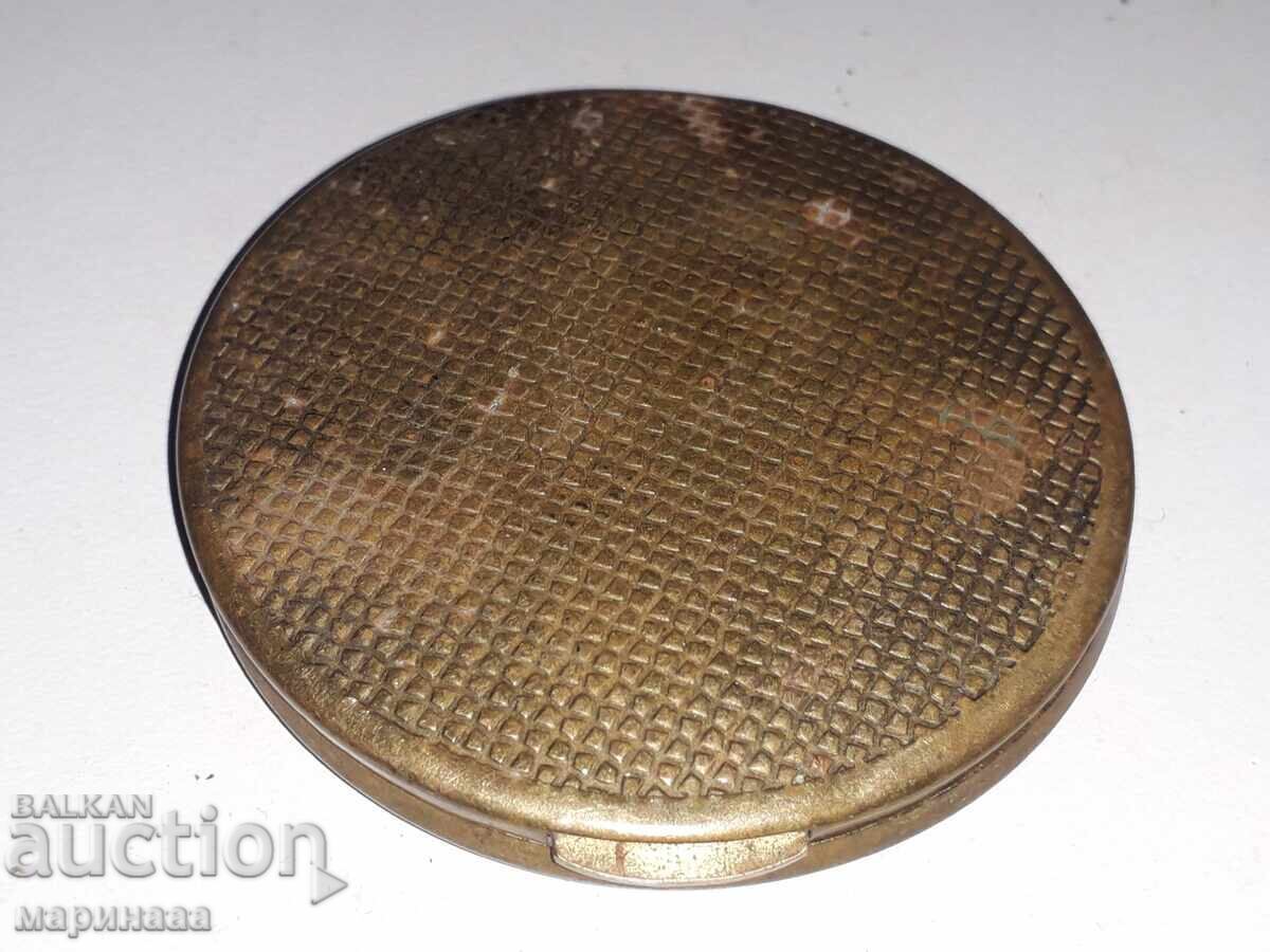 PUDRĂ VECHE, OGLINDĂ. BRONZ. URSS - 5 PUDRĂ VECHE, OGLINDĂ. BRONZ. URSS - 5