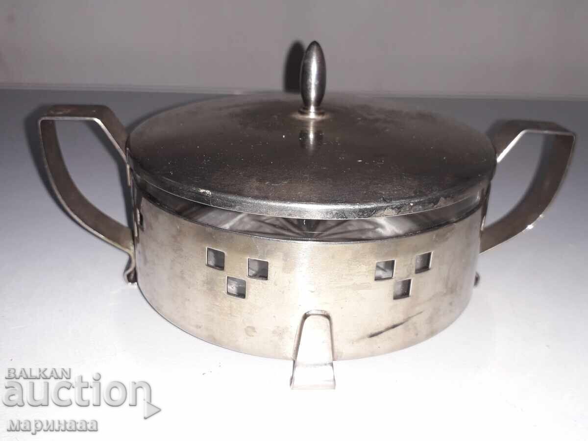 Delivery of Antique Sugar Bowl. Art Deco Delivery of Antique Sugar Bowl. Art Deco