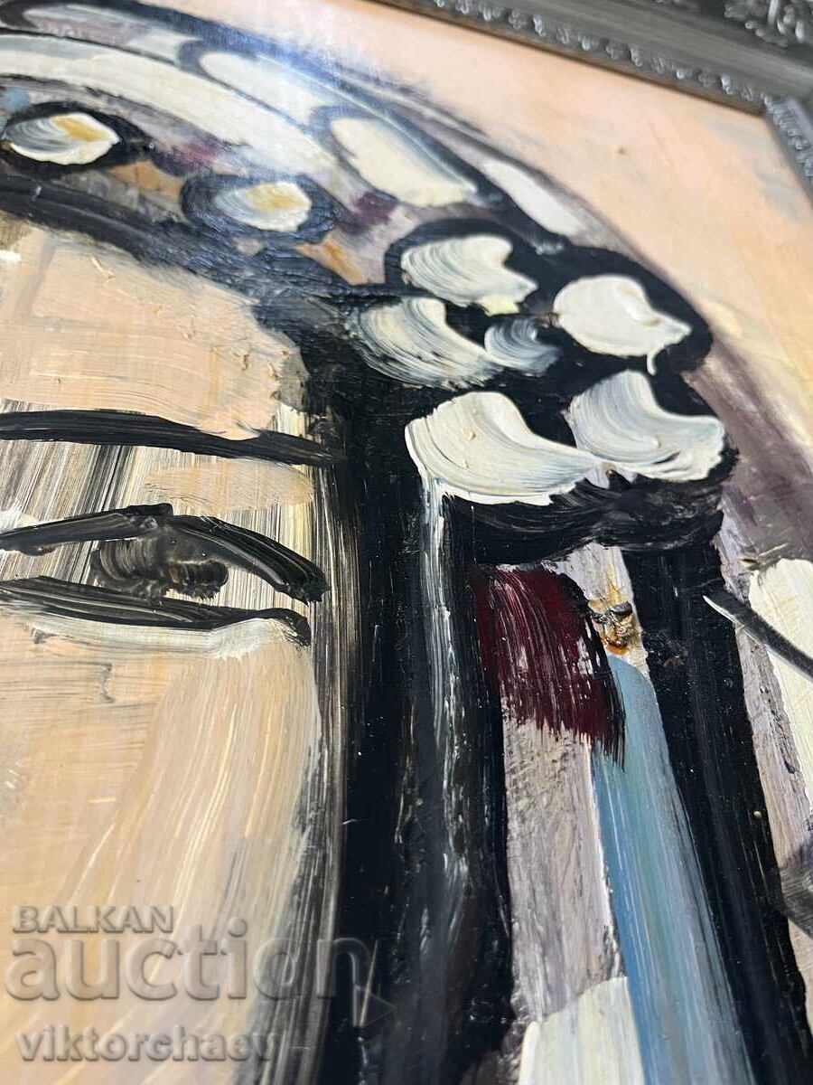 Παράδοση Μεγάλη εικόνα με κορνίζα - Κορίτσι