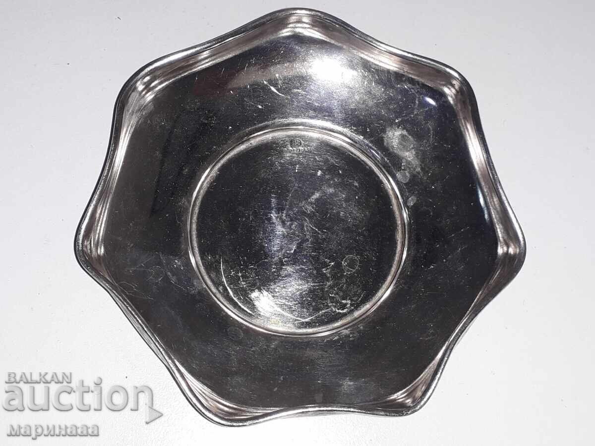 КУПИЧКА. ДЕБЕЛО ПОСРЕБРЕН МЕСИНГ ''ROUPAS'' с цена 6.00 лв. | € 3.07