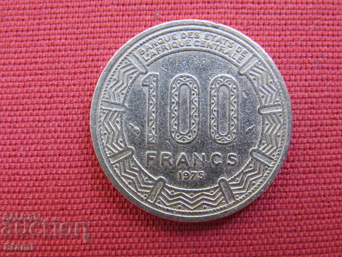 Чад - 100 франка, 1975 г. (рядка)-447 m с цена 19.00 лв. | € 9.71 Чад - 100 франка, 1975 г. (рядка)-447 m с цена 19.00 лв. | € 9.71