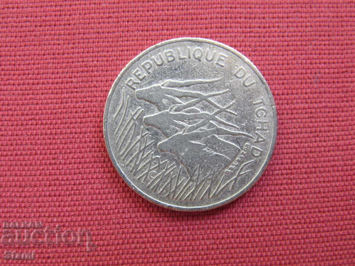 Доставка на Чад - 100 франка, 1975 г. (рядка)-447 m Доставка на Чад - 100 франка, 1975 г. (рядка)-447 m