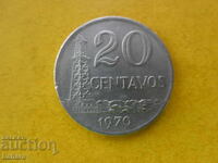 20 сентавос 1970 г. Бразилия
