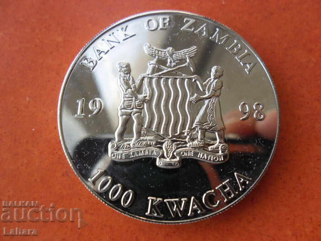 1000 κβάτσα 1998 g. Ζάμπια Τιτανικός με τιμή 35.00 BGN | € 17.90 1000 κβάτσα 1998 g. Ζάμπια Τιτανικός με τιμή 35.00 BGN | € 17.90