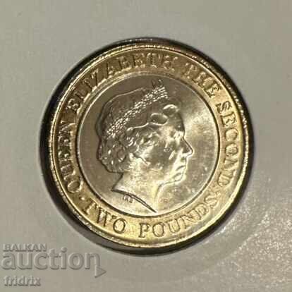 Jersey 2 pounds 1998 with price 20.00 BGN | € 10.23