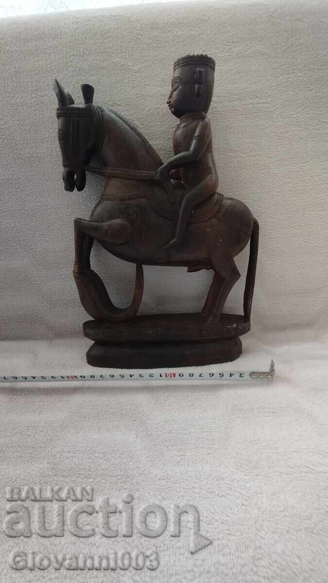 Figurină din lemn - cal - 6