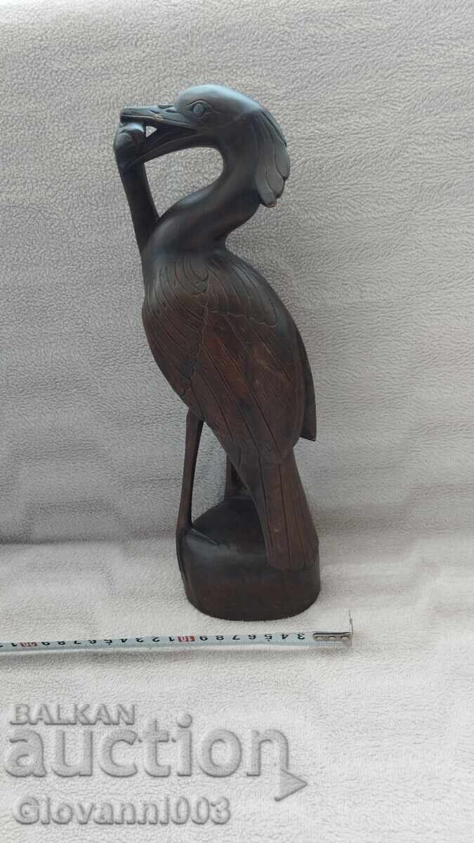 Wooden bird figurine with price 80.00 BGN | € 40.90 Wooden bird figurine with price 80.00 BGN | € 40.90