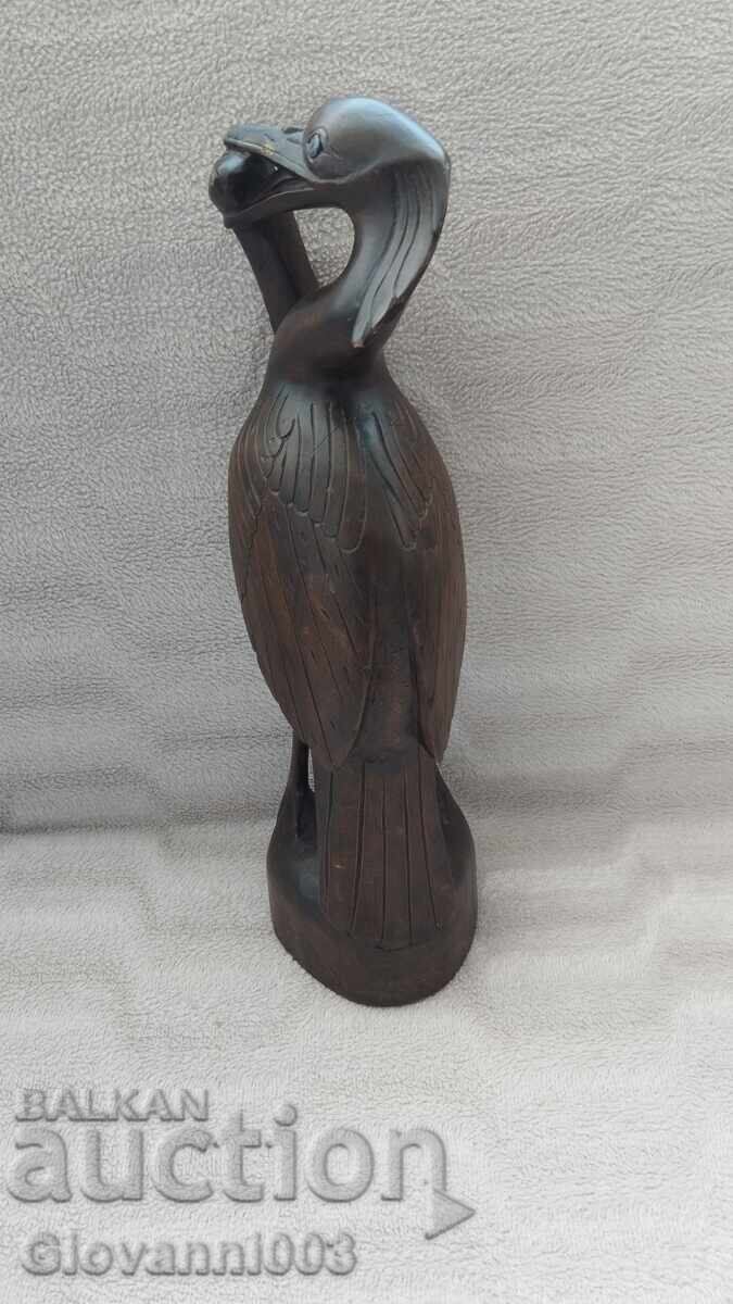 Auction Wooden bird figurine Auction Wooden bird figurine