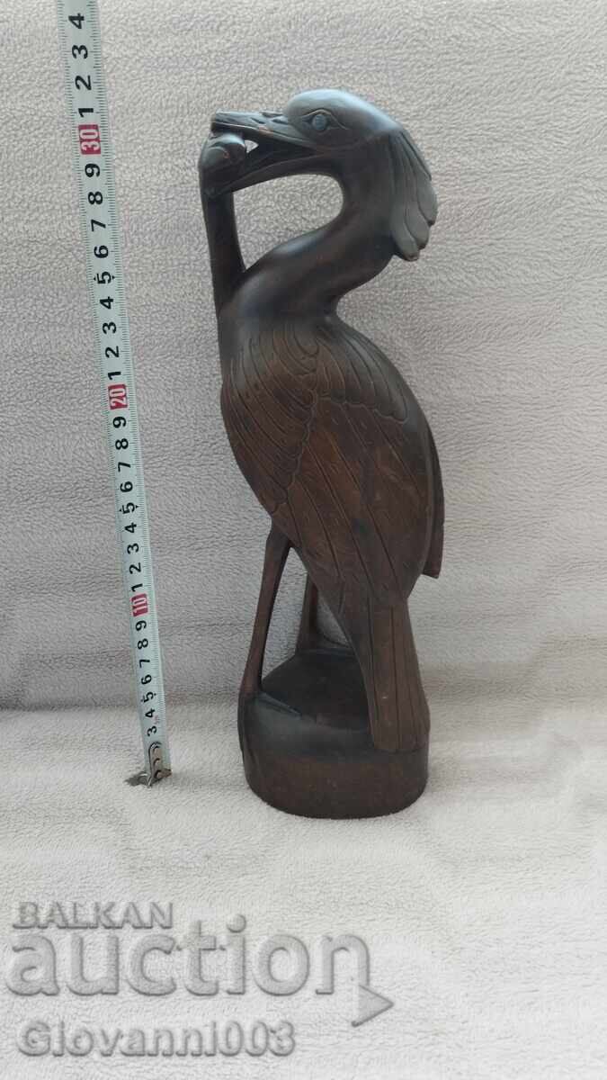 Wooden bird figurine Wooden bird figurine