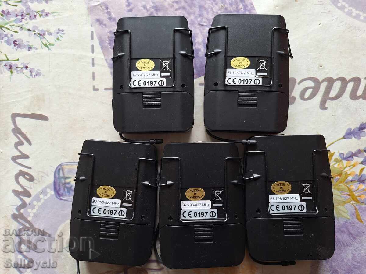 ✅PROFESSIONAL TRANSMITTERS/MICROPHONES RCF PX4100 UHF❗ with price € 400.00 | 782.33 BGN