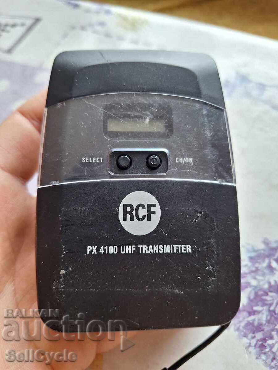 Аукцион ✅ПРОФЕСИОНАЛНИ ТРАНСМИТЕРИ/МИКРОФОНИ RCF PX4100 UHF❗ Аукцион ✅ПРОФЕСИОНАЛНИ ТРАНСМИТЕРИ/МИКРОФОНИ RCF PX4100 UHF❗