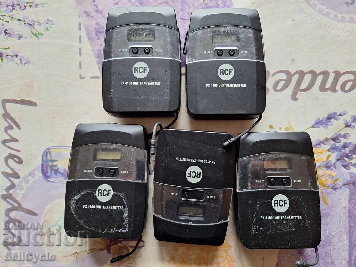 ✅ПРОФЕСИОНАЛНИ ТРАНСМИТЕРИ/МИКРОФОНИ RCF PX4100 UHF❗ ✅ПРОФЕСИОНАЛНИ ТРАНСМИТЕРИ/МИКРОФОНИ RCF PX4100 UHF❗