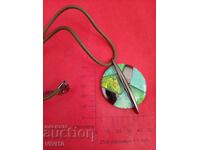 Antique enamel necklace