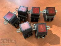 ÎNTRERUPĂTOR ELECTRIC 16A/250V - BULGARIA - FOLOSITE - 6 BUC